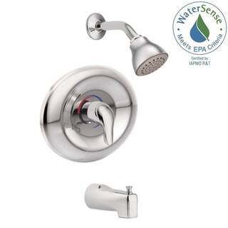 MOEN Chateau Single-Handle 1-Spray Tub and Shower Faucet in Chrome (Valve Included) L2369EP