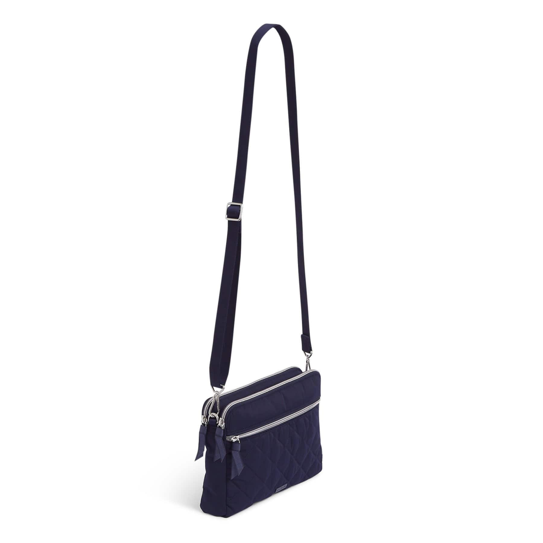 Triple Compartment Crossbody Bag