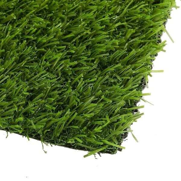 4 Pack Artificial Grass Turf Tiles for DIY Crafts，12x12 in Green Square Mats