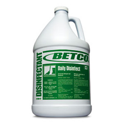 Betco pH7Q Dual Neutral Disinfectant Cleaner | Lemon Scent， 1 gal Bottle， 4