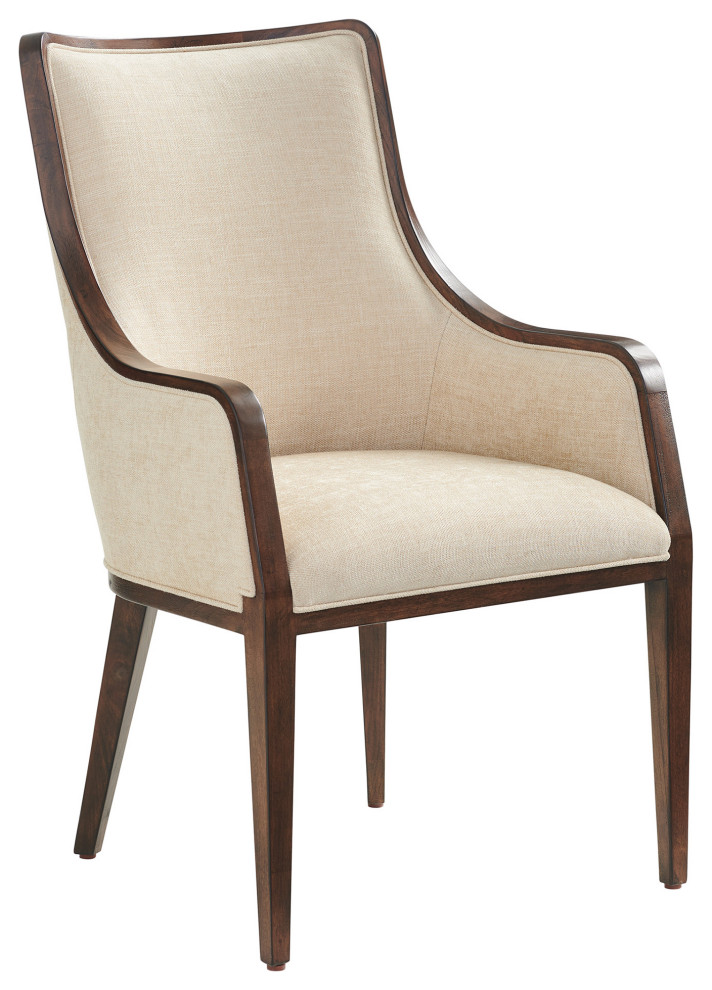 Bromley Fully Upholstered Arm Chair   Transitional   Dining Chairs   by Lexington Home Brands  Houzz