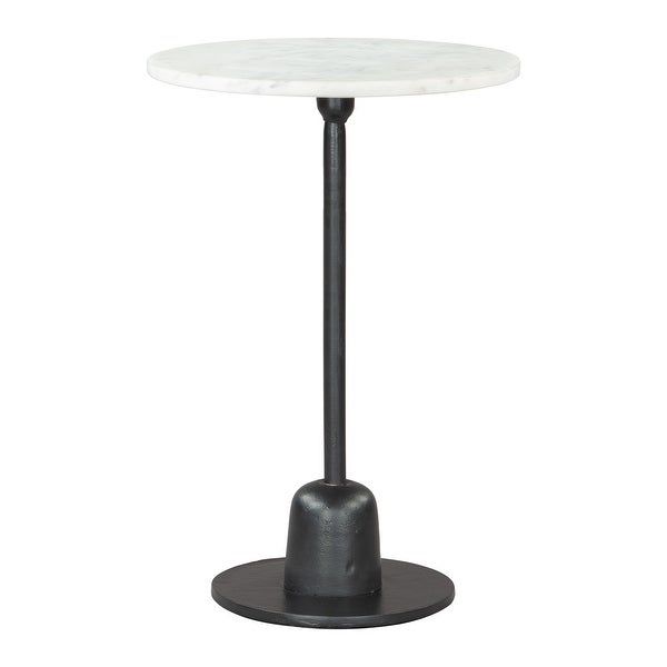 Whammy Side Table White and Black