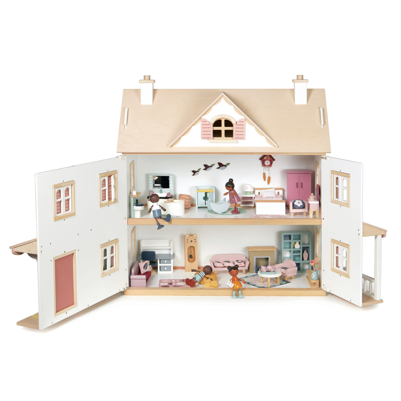 Humming Bird Wooden Doll House by Tender Leaf Toys