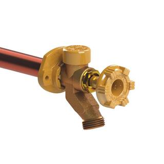 Woodford 12 in. PEX x 16 in. L Freezeless Brass Model 17 Anti-Siphon Sillcock 17PX-16-MH