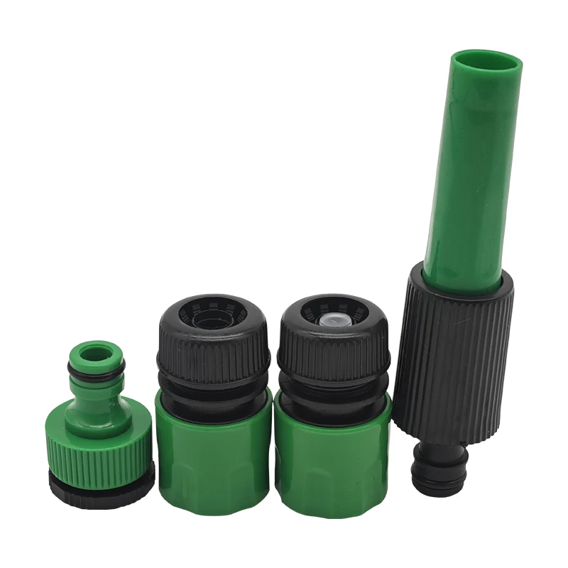 Factory Direct Sale JUNSHEN High Quality ABS Plastic Adjustable hose nozzle with TPR Cheap Price