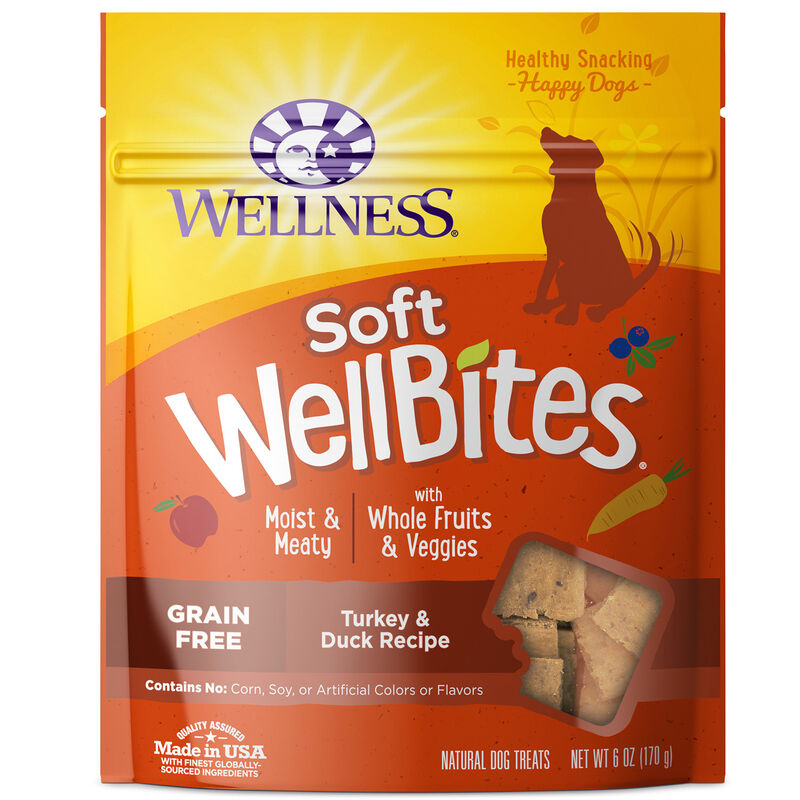 Soft Wellbites Turkey and Duck Recipe Dog Treats 6oz