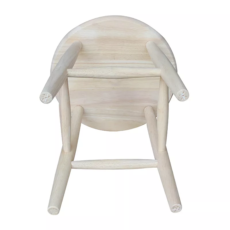 International Concepts 18-in. White Swivel Counter Stool