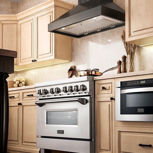 ZLINE Wooden Wall Mount Range Hood with Motor Included