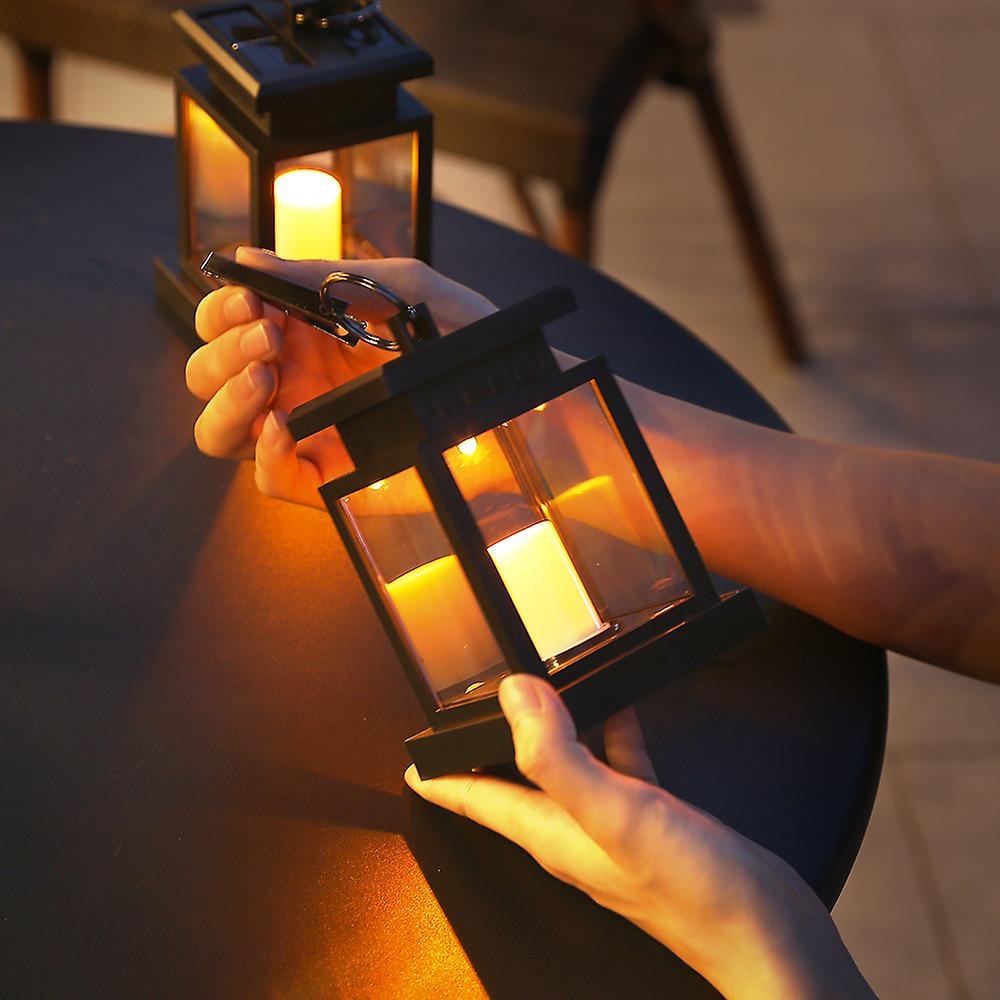 Retro Solar Candle Light Waterproof Outdoor Garden Garden Light