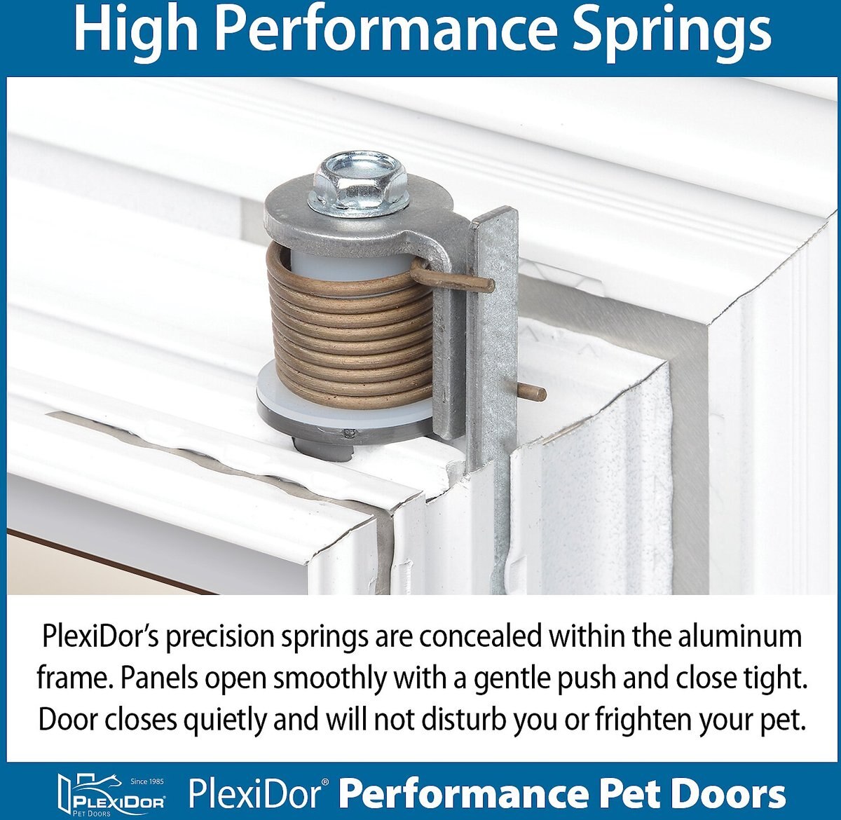 PlexiDor Performance Pet Doors Dog Door Wall Installation， X-Large