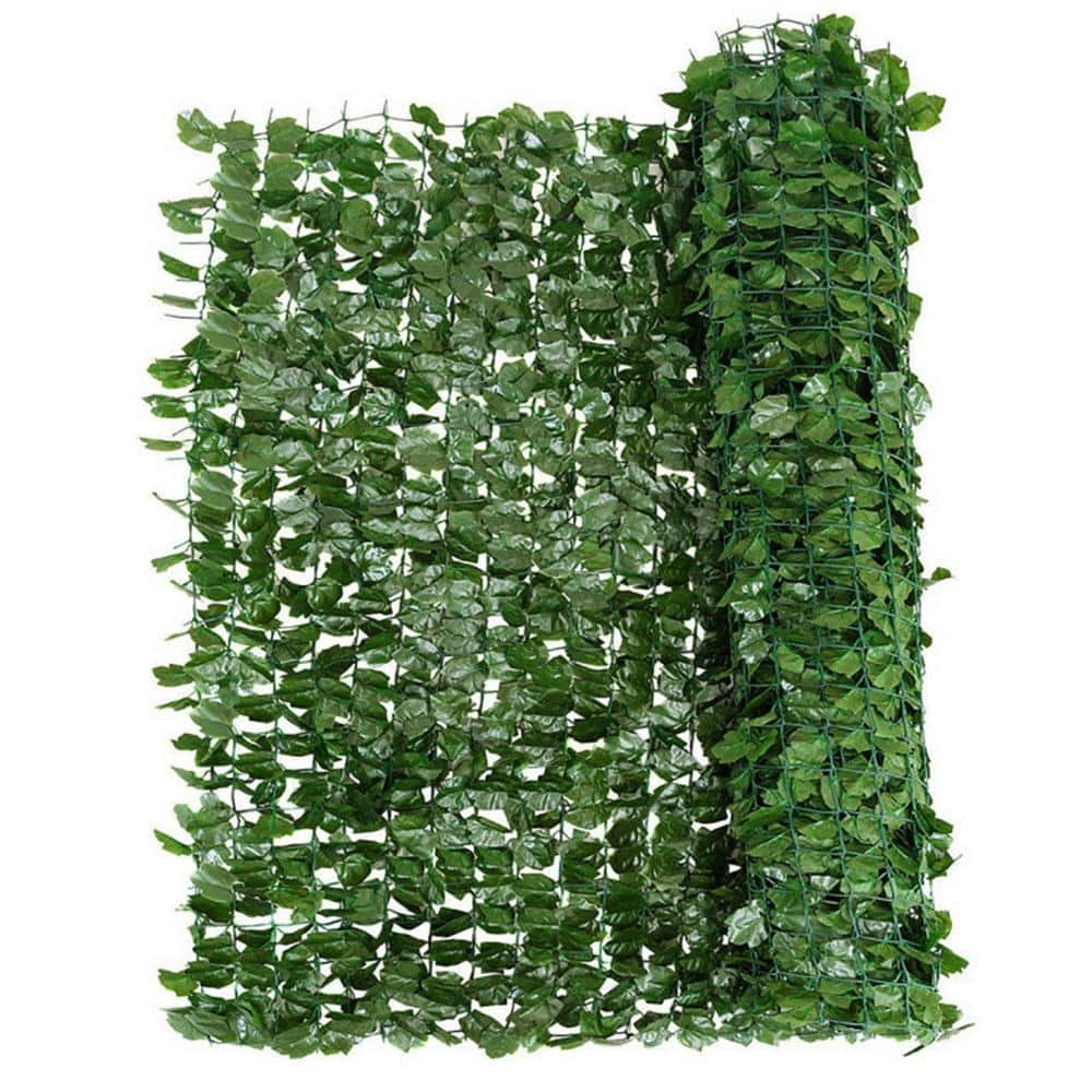 Cisvio 2 in. Plastic Faux Ivy Leaf Decorative Privacy Fence D0102HGEI27