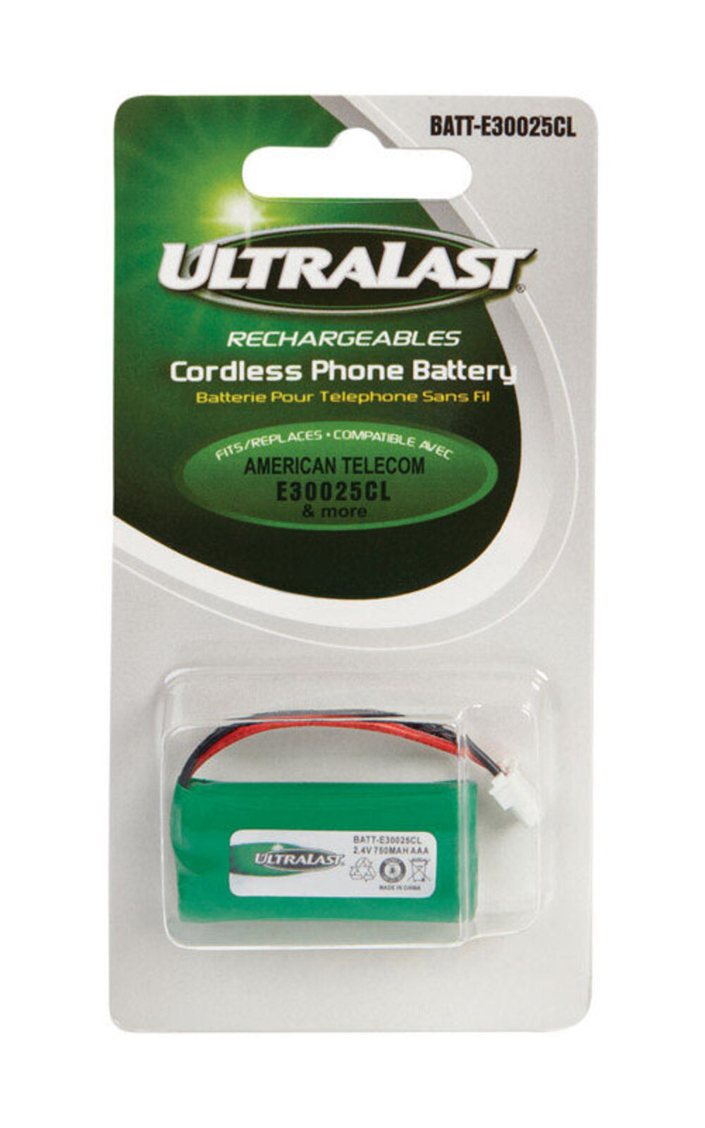 BATTERY CORDLSS AAA 2.4V