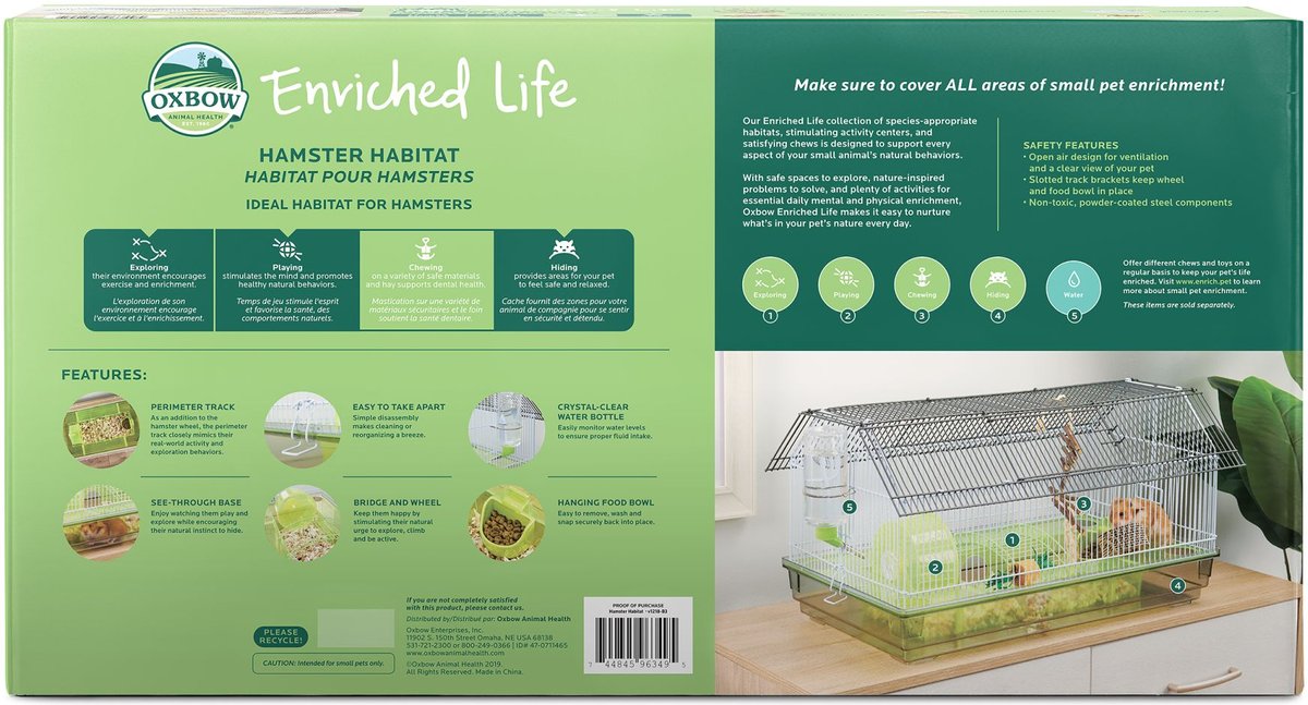 Oxbow Enriched Life Hamster Habitat