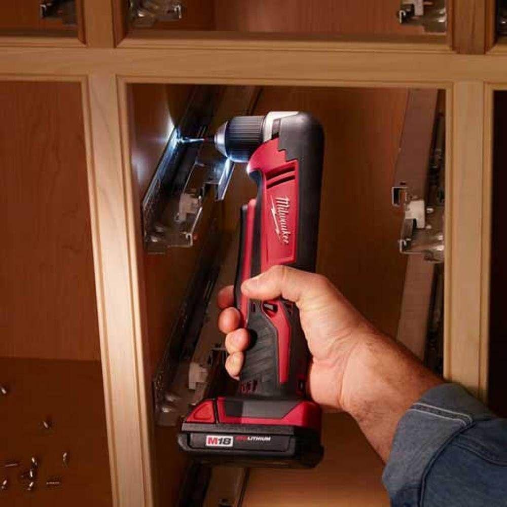 MW M18 18V Lithium-Ion Cordless 38 in. Right-Angle Drill (Tool-Only) 2615-20