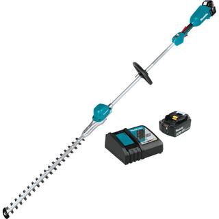 Makita 18V LXT Brushless 24 in. Pole Hedge Trimmer Kit (5.0 Ah) XNU02T