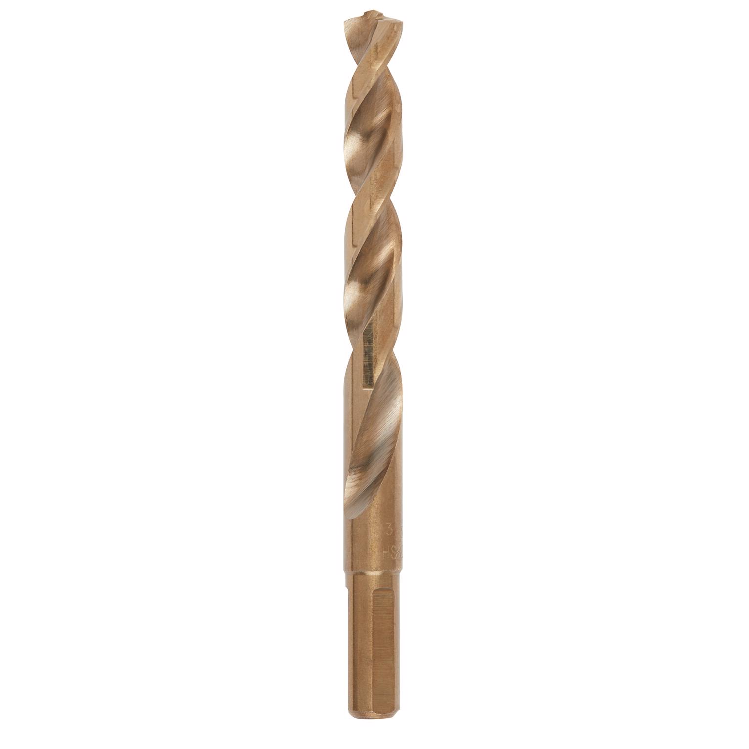 MW Red Helix 13/32 in. X 5.12 in. L Metal Thunderbolt Drill Bit 1 pc