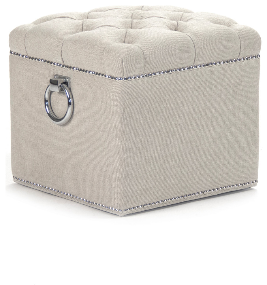 Paol Stool   Transitional   Footstools And Ottomans   by HedgeApple  Houzz