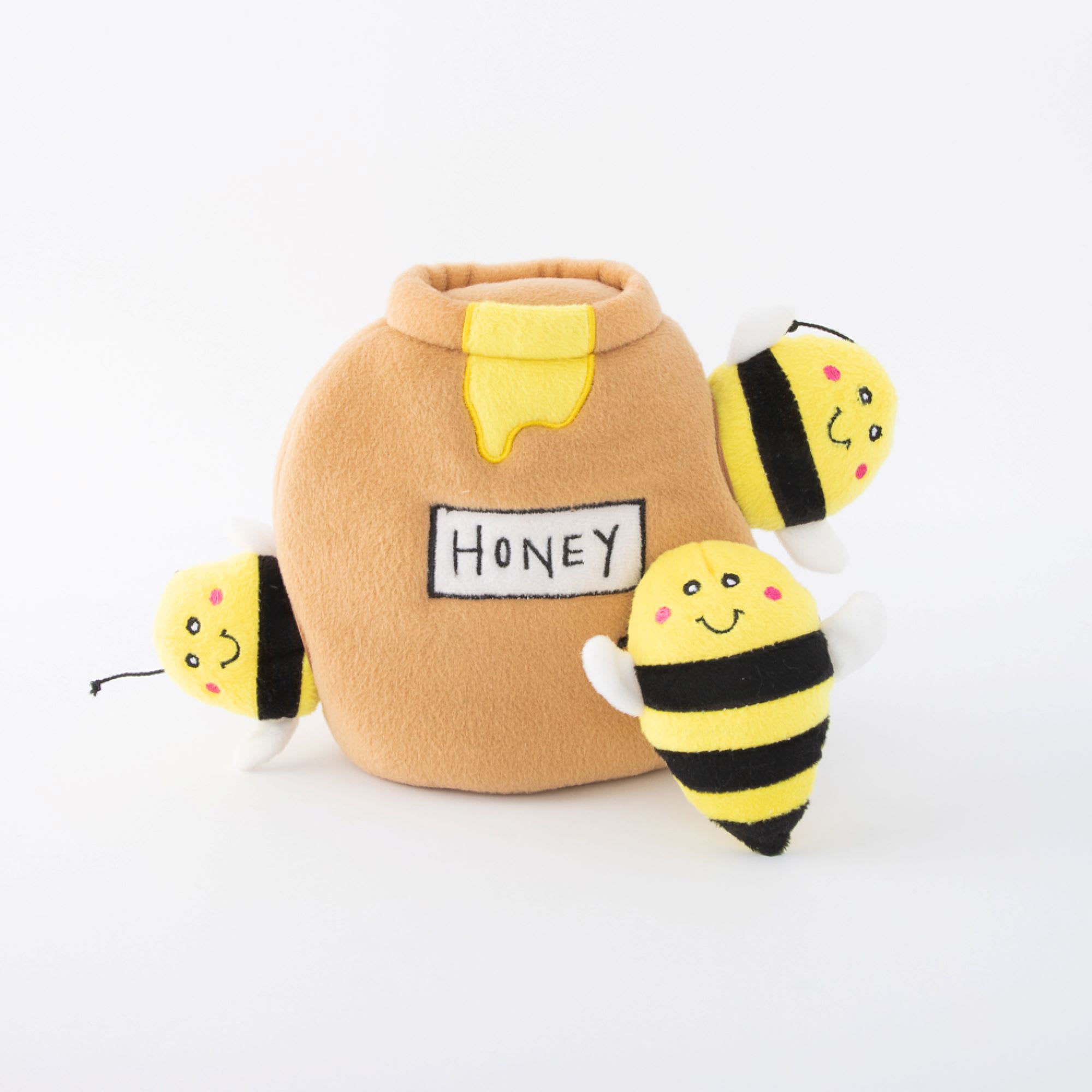 ZippyPaws Zippy Burrow Honey Pot Dog Toy