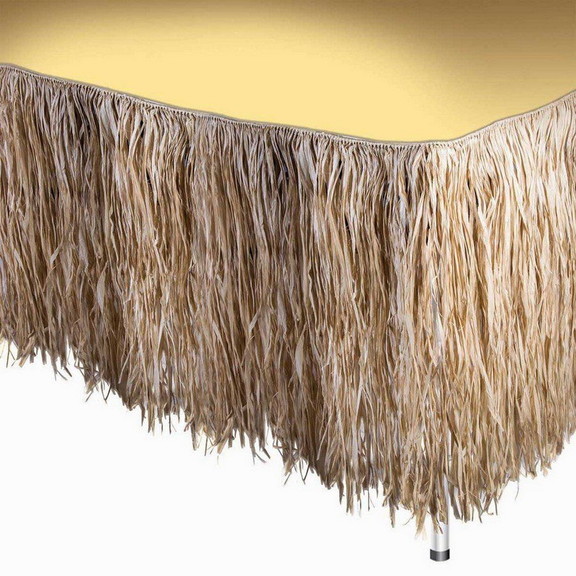 Ruby Slipper Sales 641672 Raffia Table Skirt   NS