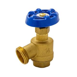 Everbilt 12 in. Brass Bent Nose Garden Valve 108-103EB