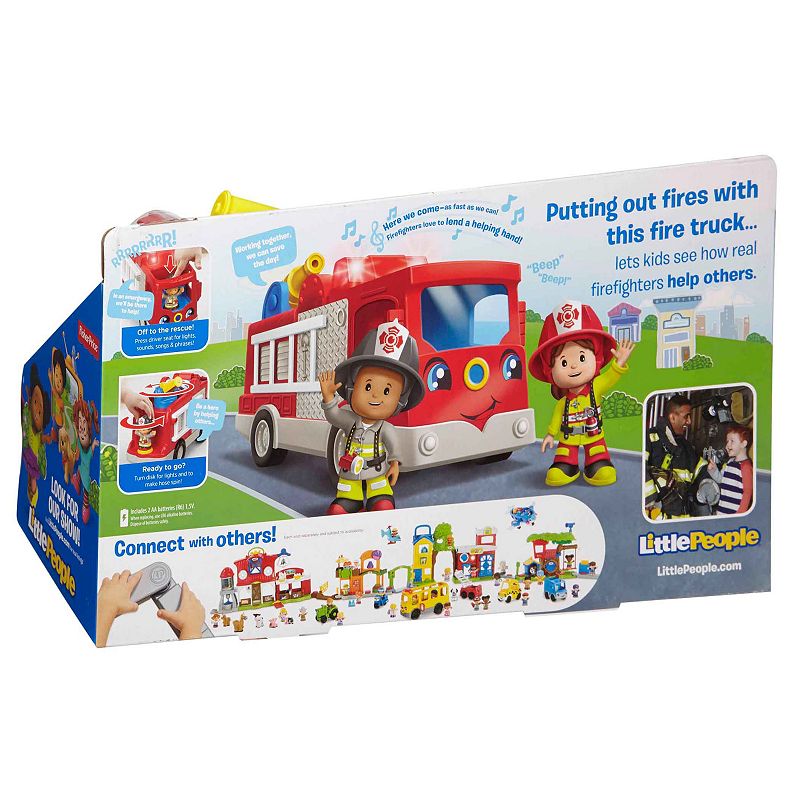 Fisher-Price Little People Helping Others Fire Truck