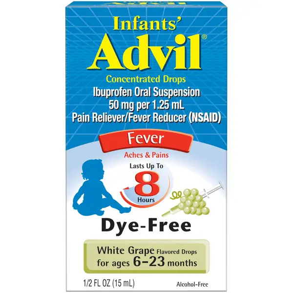 Advil Infants' Liquid Pain Reliever and Baby Fever Reducer