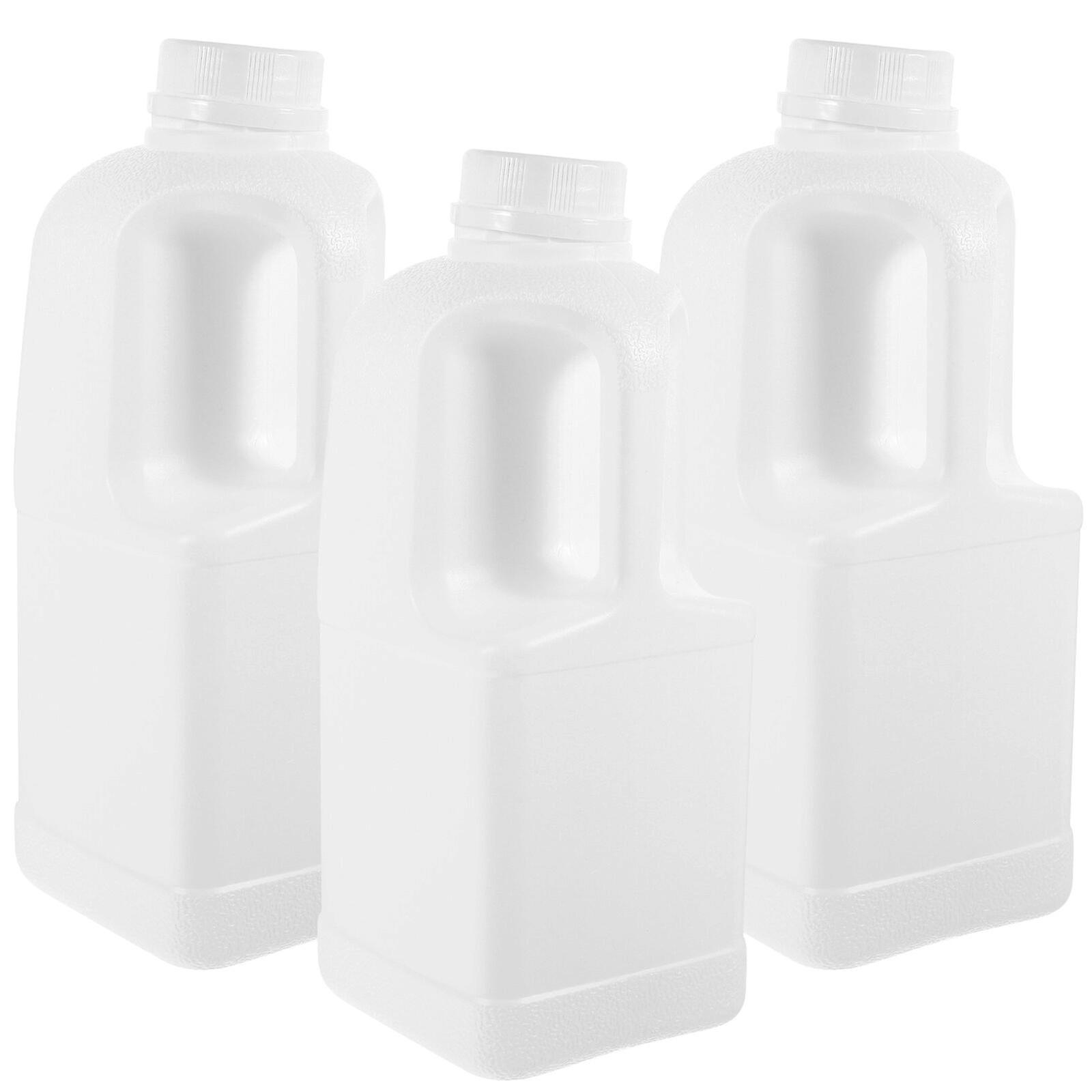 3pcs Large Capacity Water Jug Jam Jug Sealing Gallon Water Jug With Ergonomic Handle