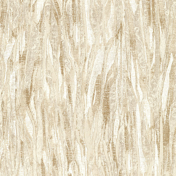 Suna Gold Woodgrain Wallpaper from the Lustre Collection