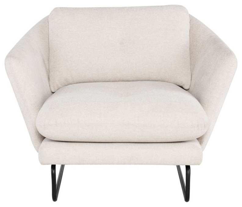 Nuevo Furniture Frankie Single Seat Sofa   Transitional   Armchairs And Accent Chairs   by Unlimited Furniture Group  Houzz