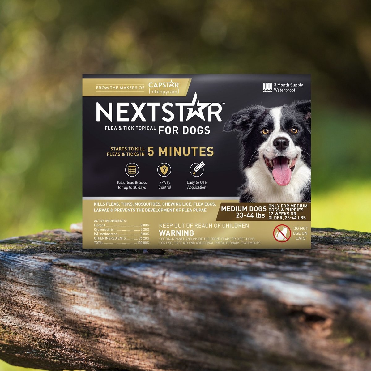 NextStar Flea and Tick Spot Treatment for Medium Dogs， 23-44 lbs