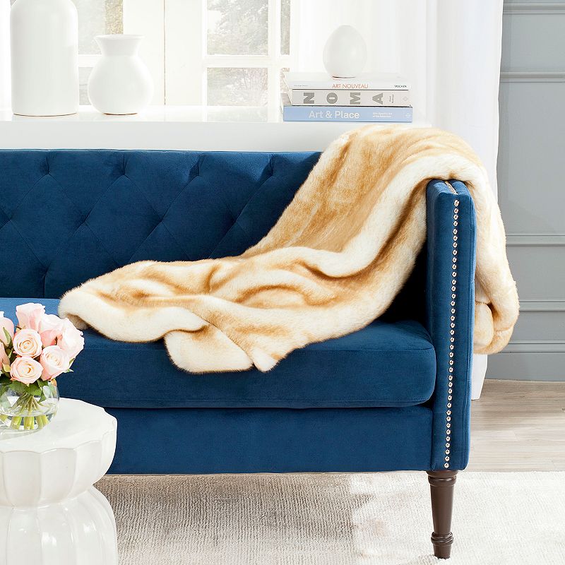 Safavieh Fox Faux Fur Throw