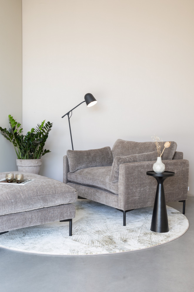 Modern Upholstered Love Seat  Zuiver Summer   Midcentury   Loveseats   by Oroa   Distinctive Furniture  Houzz