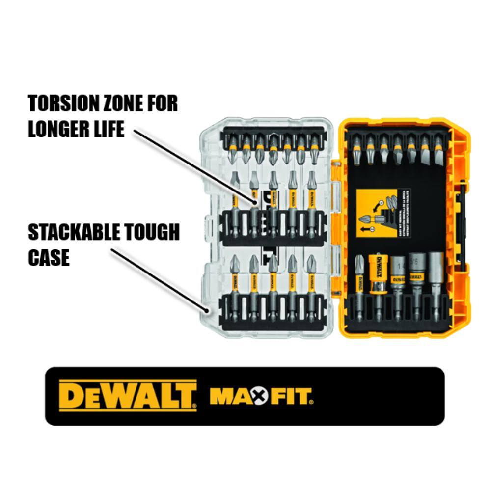 DW MAXFIT Screwdriving Set with Sleeve (30-Piece) DWAMF30