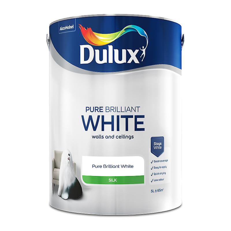 Dulux Silk Emulsion Paint 5L White