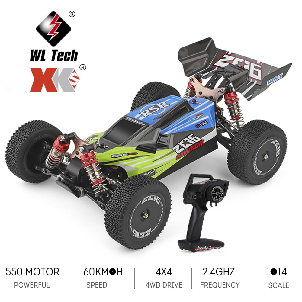 Wltoys XKS 144001 RC Car 60km/H High Speed 1/14 2.4GHz RC 4WD Racing Off-Road Drift Car RTR