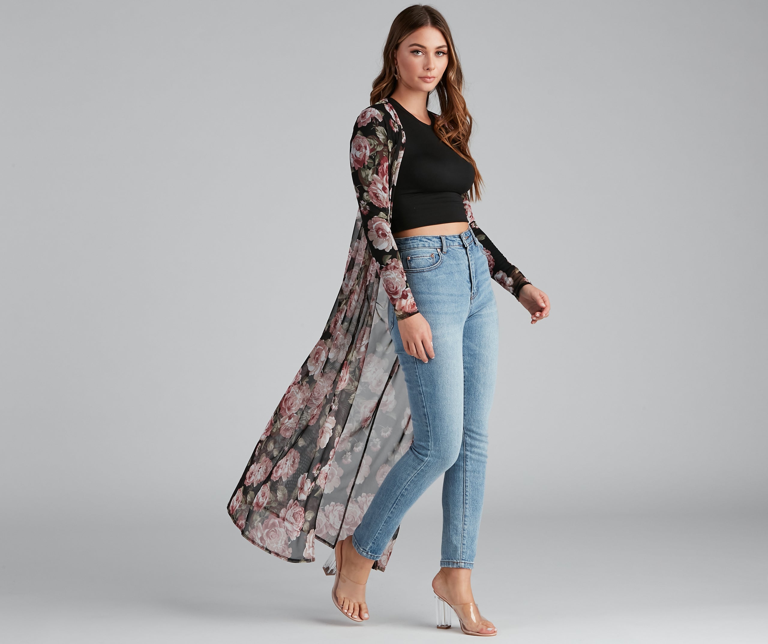 Sweet Intentions Floral Printed Duster