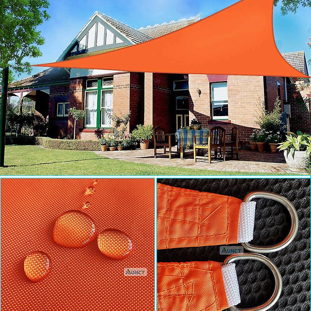 Born Pretty Orange All Size Waterproof Sun Shade Sail Square Rectangle Triangle Garden Terrace Canopy Swim Shade Camp Hiking Yard Awnings