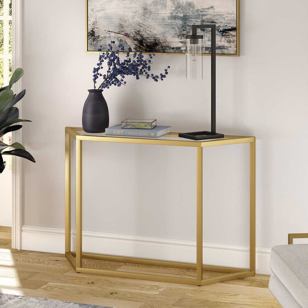 Levi 44'' Wide Trapezoid Console Table   44\