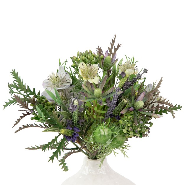 Nigella Pod And Protea Artificial Floral Bouquet