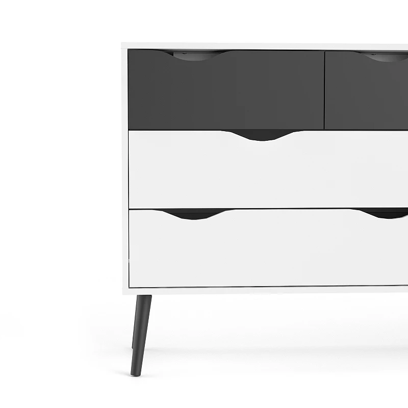 Diana Two-Tone 8-Drawer Dresser