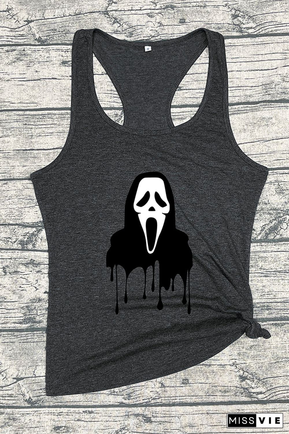 Ghost Face halloween O-neck Sleeveless Tank Top Wholesale