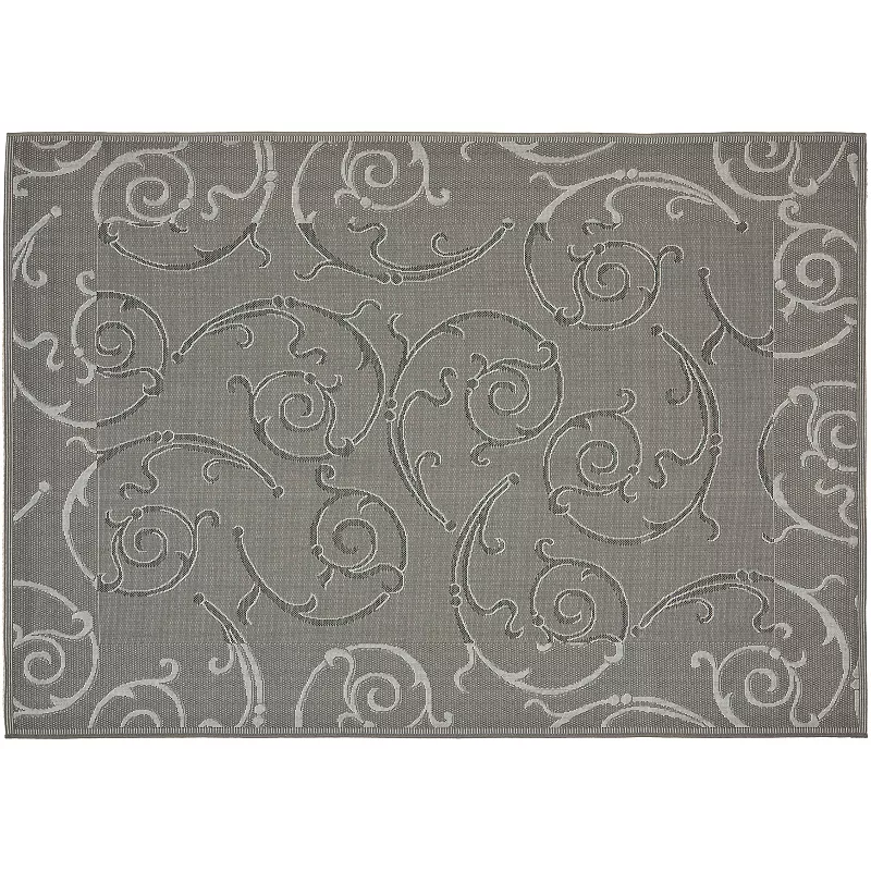 Safavieh Courtyard Scroll Indoor Outdoor Rug