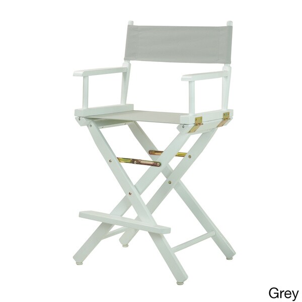 White Frame 24-inch Director's Chair