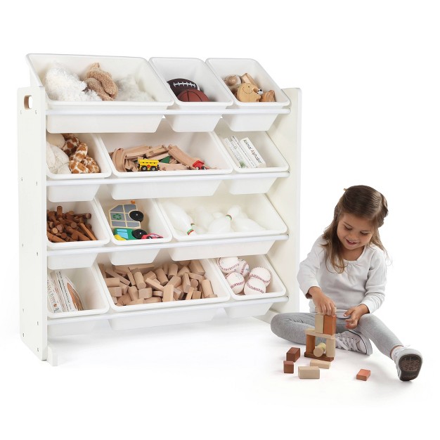 Kids x27 Toy Organizer Cambridge Collection White Humble Crew