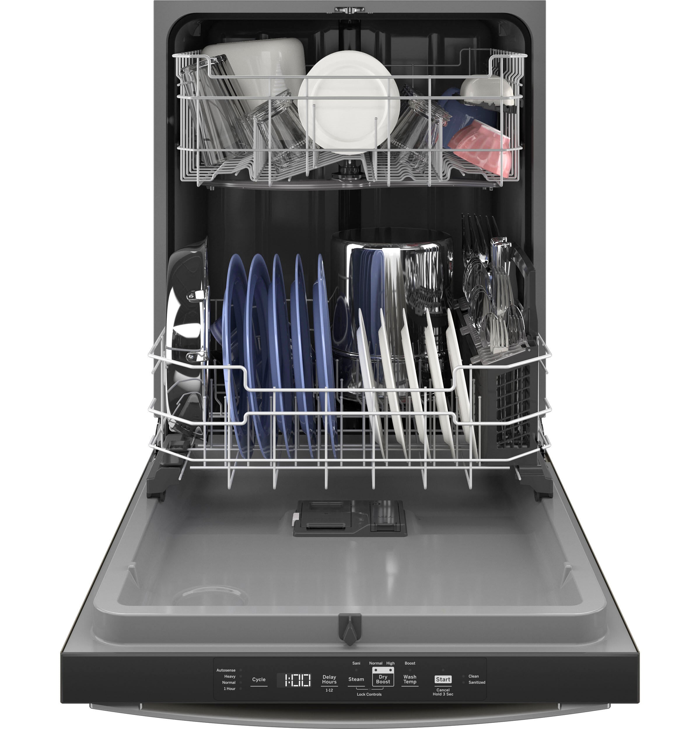 Ge Appliances GDT550PMRES Ge® Top Control With Plastic Interior Dishwasher With Sanitize Cycle & Dry Boost