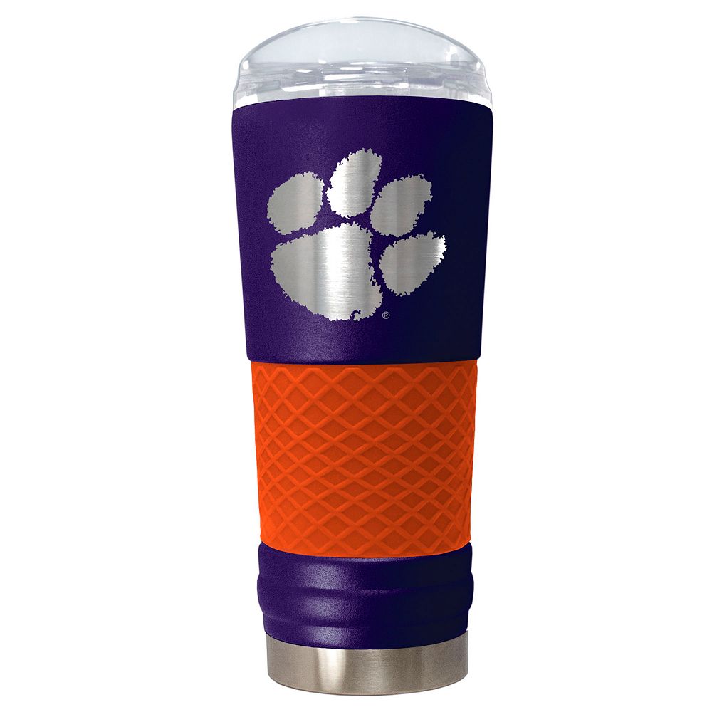 Clemson Tigers Vacuum Insulated Powder-Coated Tumbler