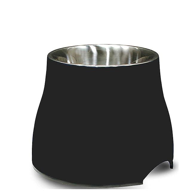 Stainless steel elevated dog bowl