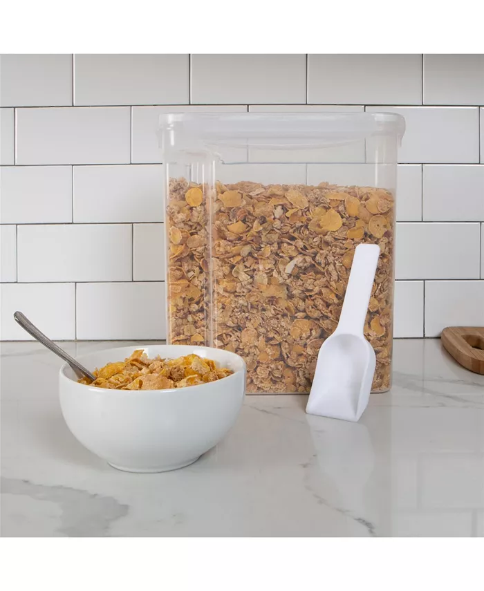 Kitchen Details Large Size Airtight Cereal Container with Scooper