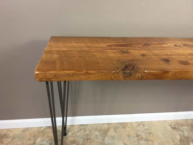 Reclaimed Wood Console Sofa Table   Rustic   Console Tables   by Barnxo  Houzz