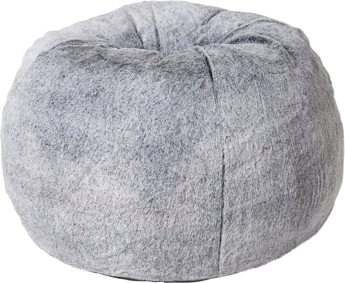 Frisco Plush Pouf Pillow Cat and Dog Bed